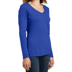 Women's Long Sleeve Fan Favorite V-Neck Tee