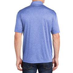 Men's Short Sleeve Moisture-Wicking Heather Contender Polo T-shirt