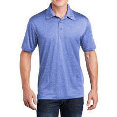 Men's Short Sleeve Moisture-Wicking Heather Contender Polo T-shirt