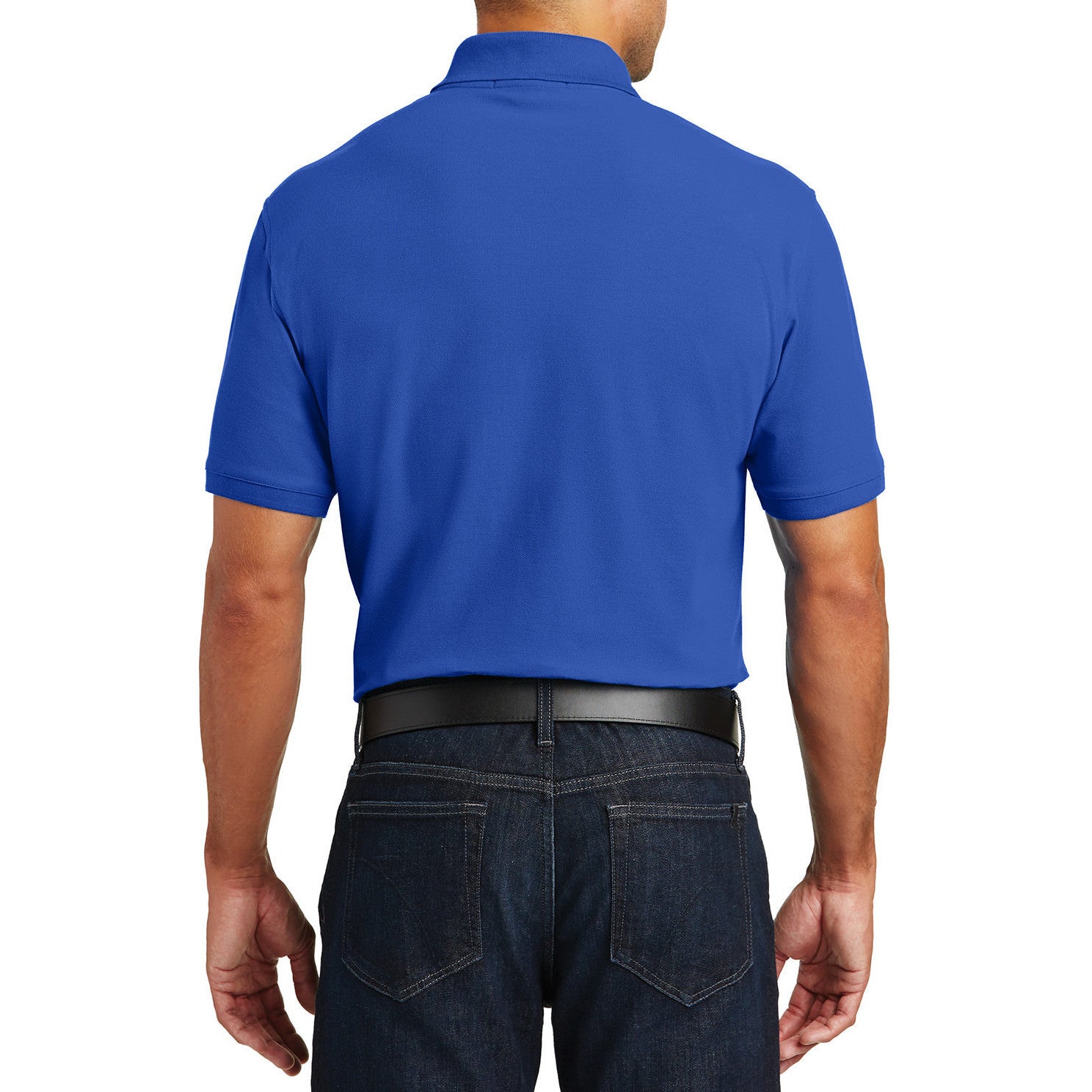 Men's Short Sleeves Tall Core Classic Pique Polo Shirt for Everyday Wear