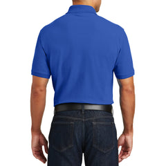 Men's Short Sleeves Tall Core Classic Pique Polo Shirt for Everyday Wear
