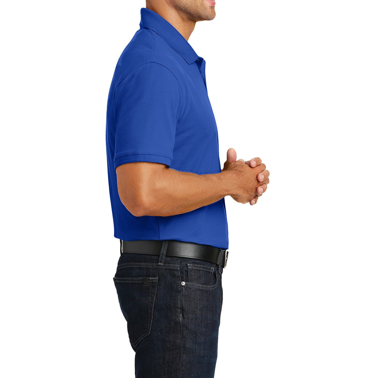 Men's Short Sleeves Tall Core Classic Pique Polo Shirt for Everyday Wear