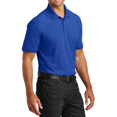 Men's Short Sleeves Tall Core Classic Pique Polo Shirt for Everyday Wear