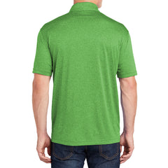 Men's Short Sleeve Moisture-Wicking Heather Contender Polo T-shirt