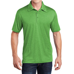 Men's Short Sleeve Moisture-Wicking Heather Contender Polo T-shirt