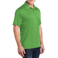 Men's Short Sleeve Moisture-Wicking Heather Contender Polo T-shirt