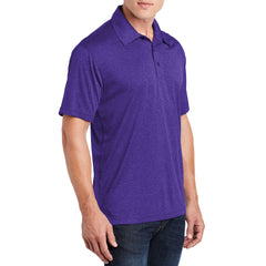 Men's Short Sleeve Moisture-Wicking Heather Contender Polo T-shirt