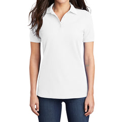 Women's Classic Short Sleeve Core Blend Pique Polo T-shirt