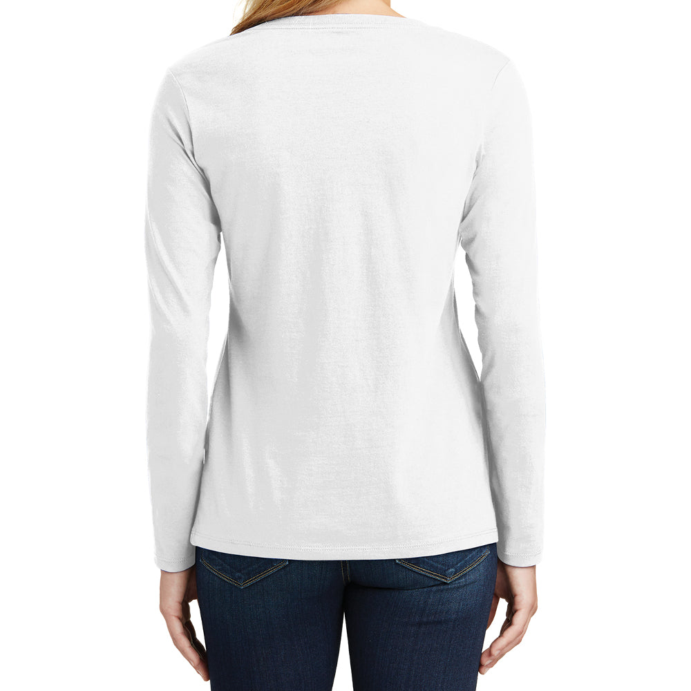 Women's Long Sleeve Fan Favorite V-Neck Tee
