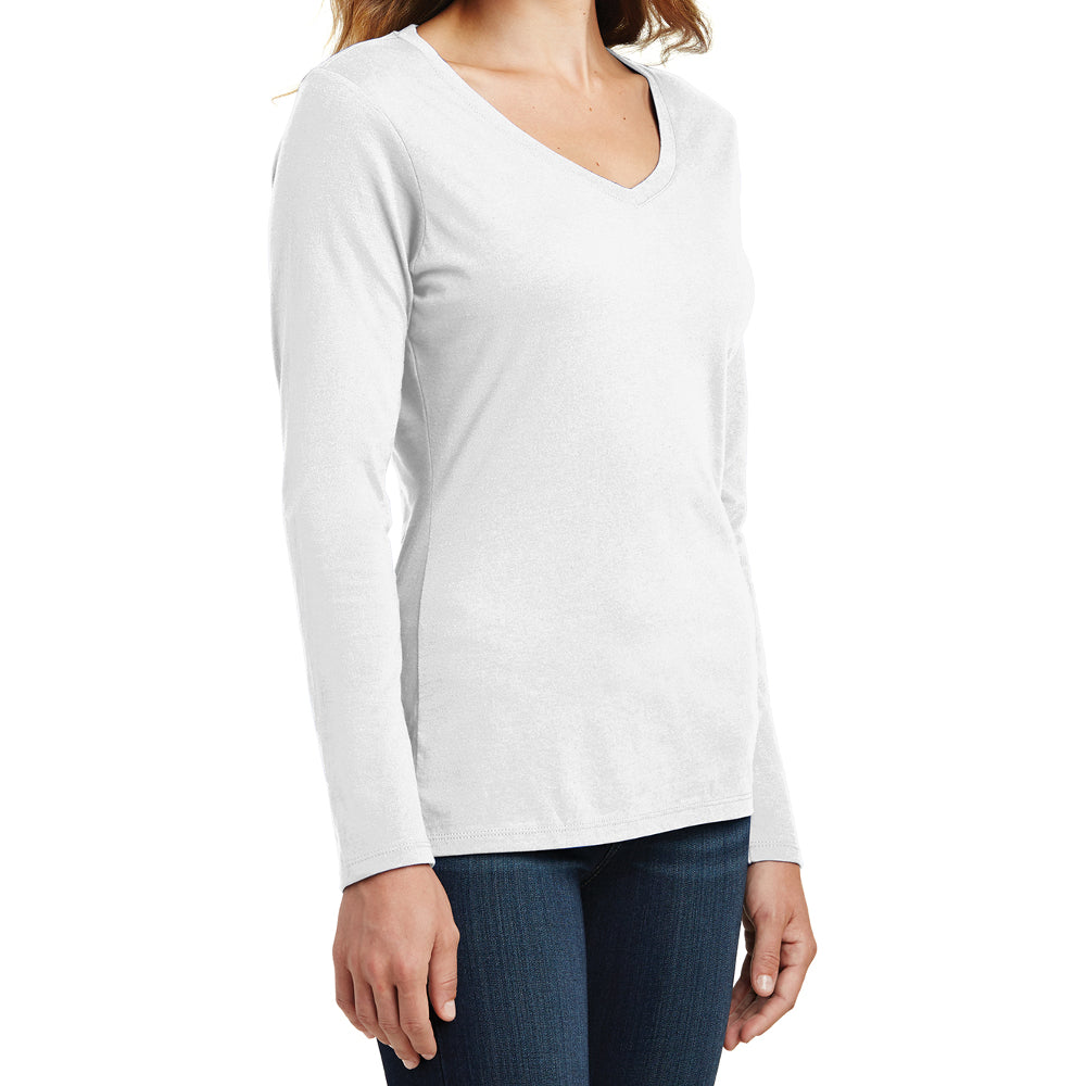 Women's Long Sleeve Fan Favorite V-Neck Tee