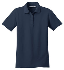 Mafoose Women's Stain Resistant Polo Shirt Navy-Front