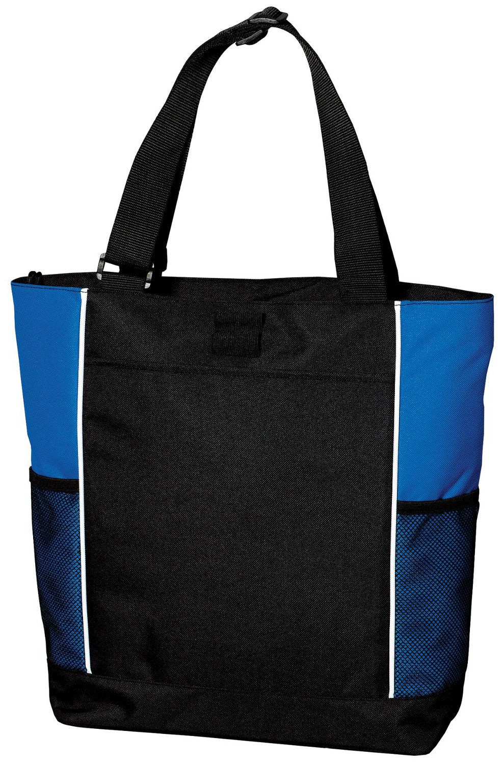 Mafoose Panel Tote Bag Black/ Royal