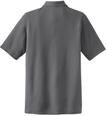 Mafoose Men's EZCotton Pique Pocket Polo Shirt Iron Grey-Back