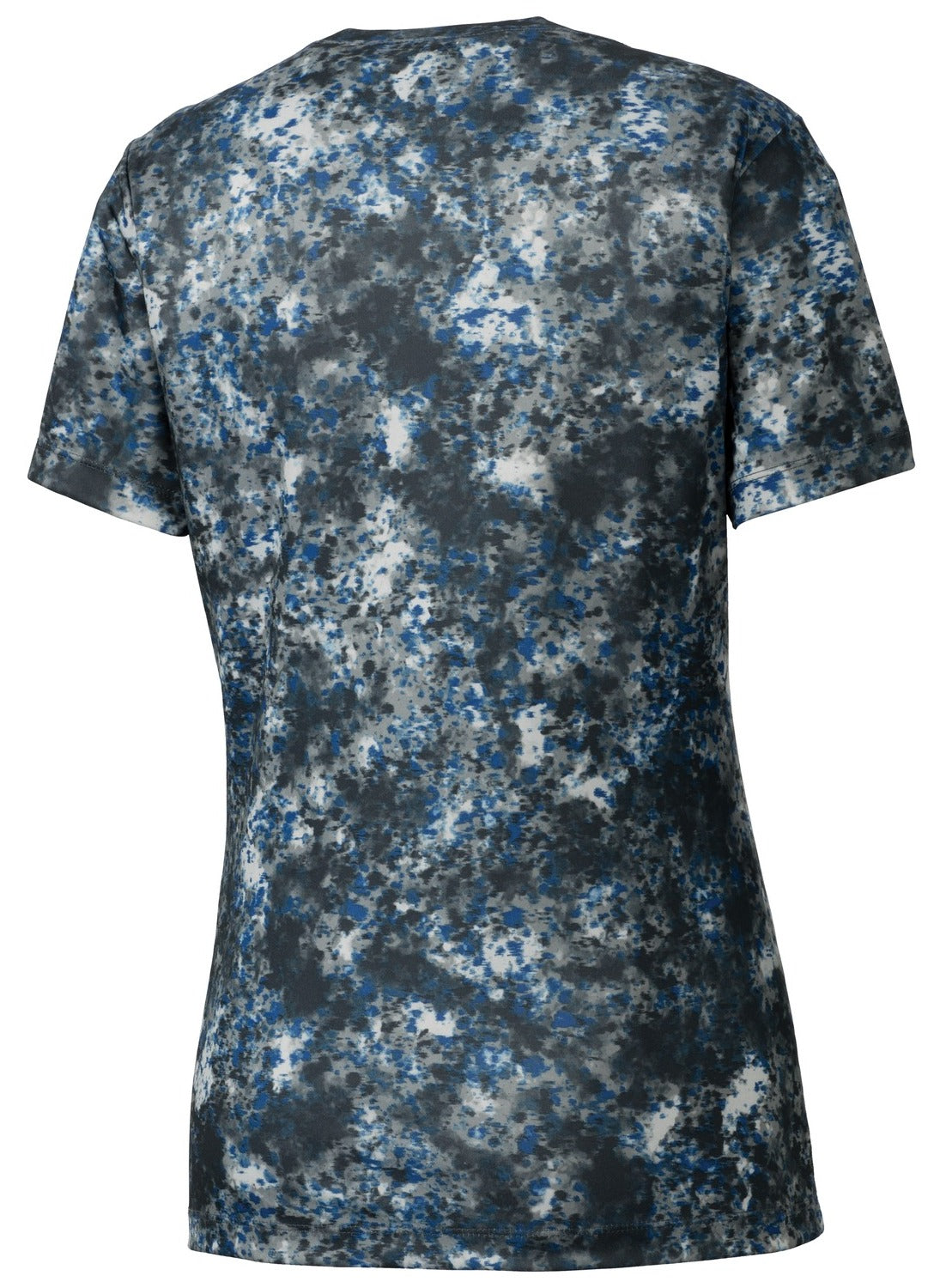 Mafoose Ladies Mineral Freeze Scoop Neck Tee Shirt True Royal-Back