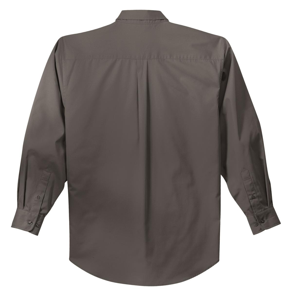 Mafoose Men's Tall Long Sleeve Easy Care Shirt Bark-Back