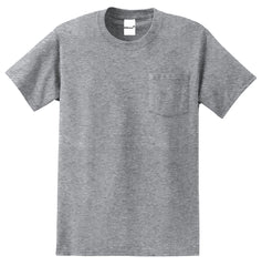 Men's Essential T Shirt with Pocket Athletic Heather