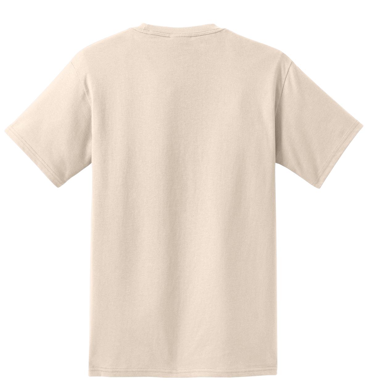 Men's Essential T Shirt with Pocket Natural