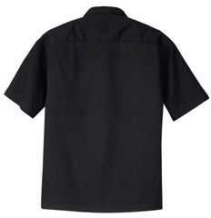 Mafoose Men's Retro Camp Shirt Black/Red-Back