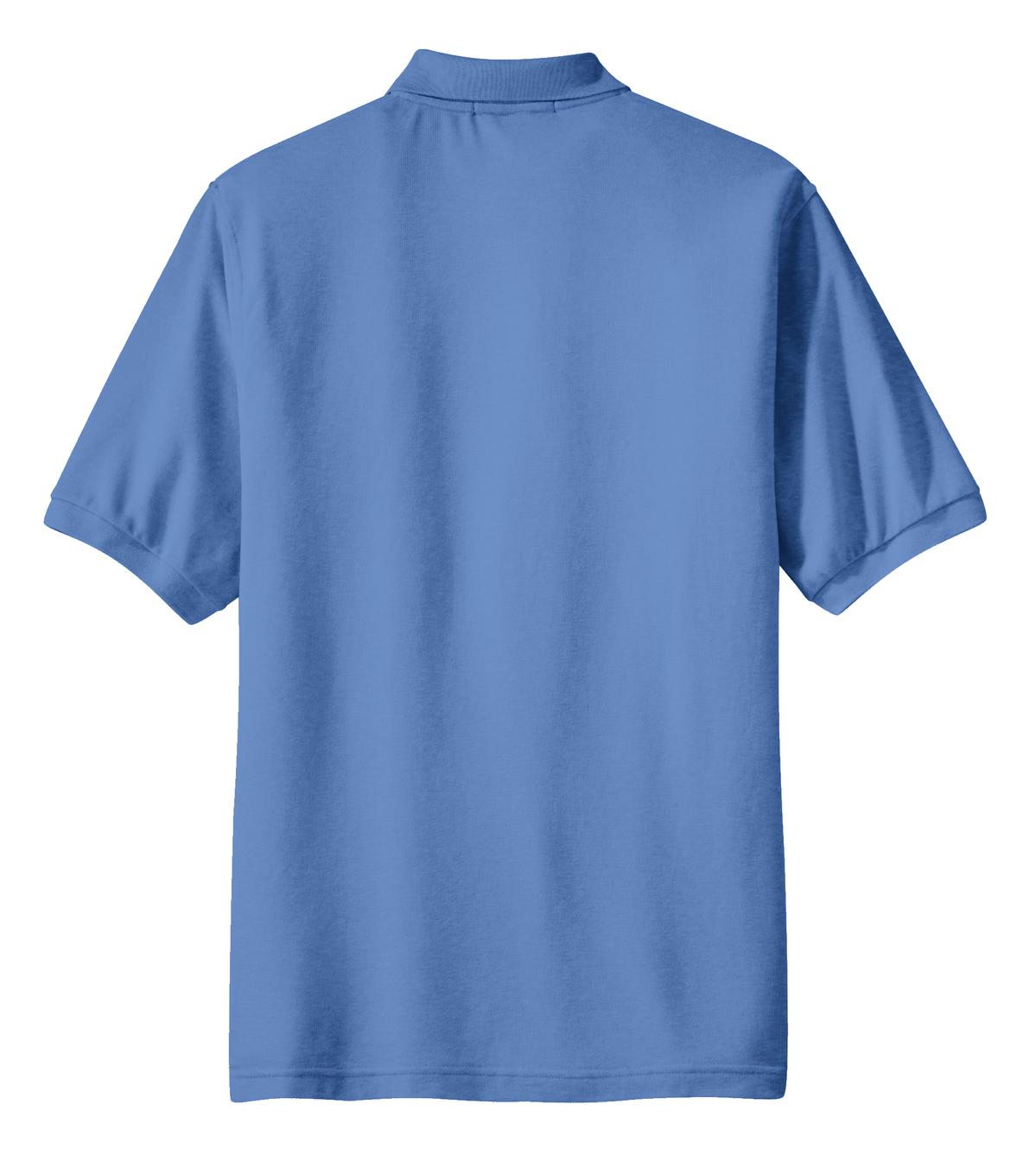 Mafoose Men's Silk Touch Polo with Pocket Ultramarine Blue-Back