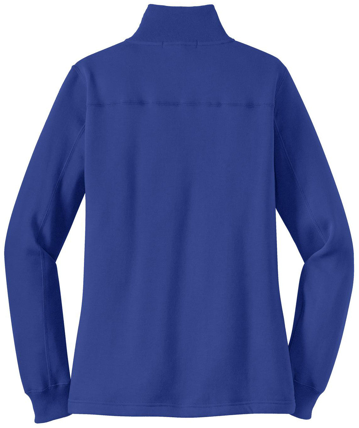 Mafoose Women's 1/4 Zip Sweatshirt True Royal-Back