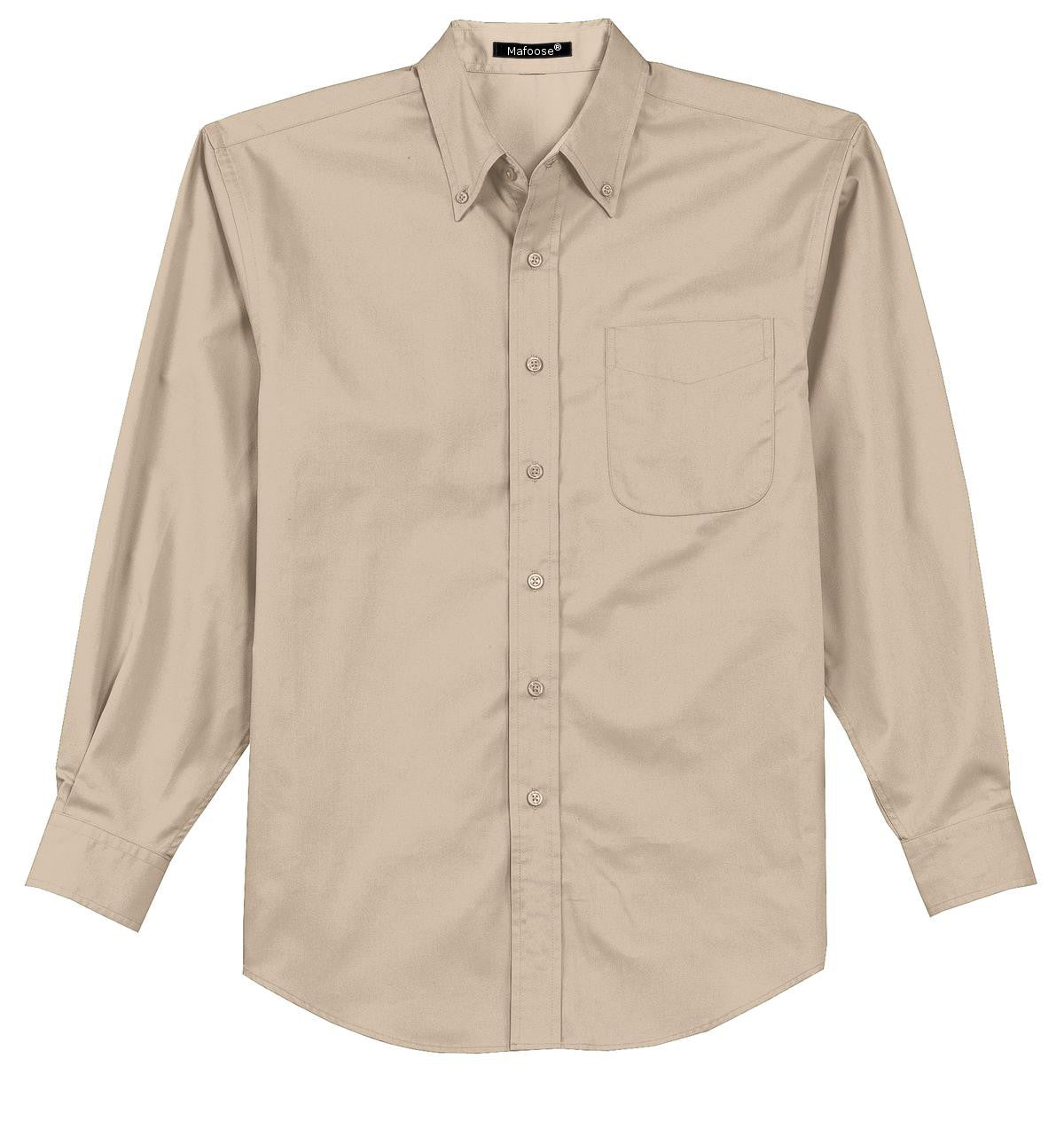 Mafoose Men's Tall Long Sleeve Easy Care Shirt Stone-Front