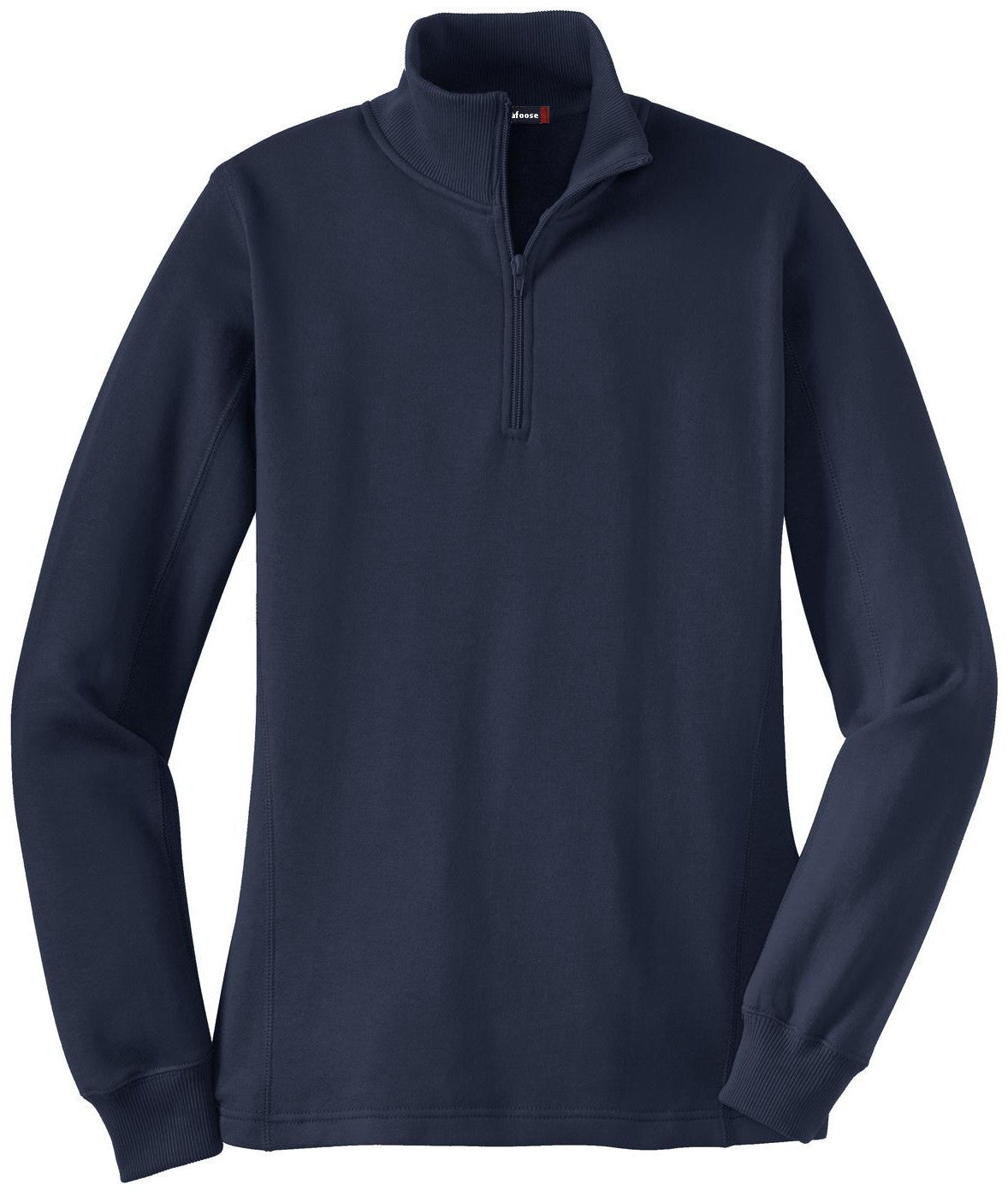 Mafoose Women's 1/4 Zip Sweatshirt True Navy-Front