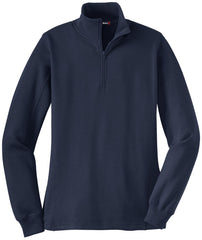 Mafoose Women's 1/4 Zip Sweatshirt True Navy-Front