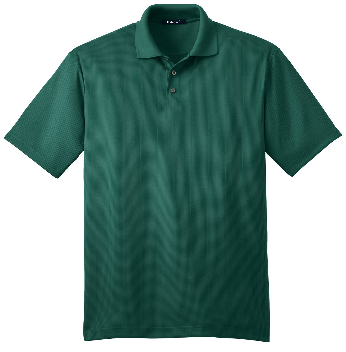 Mafoose Men's Performance Fine Jacquard Polo Green Glen-Front
