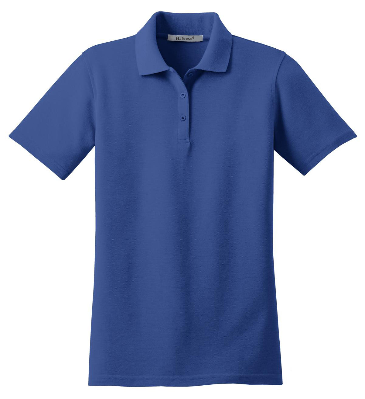 Mafoose Women's Stain Resistant Polo Shirt Royal-Front