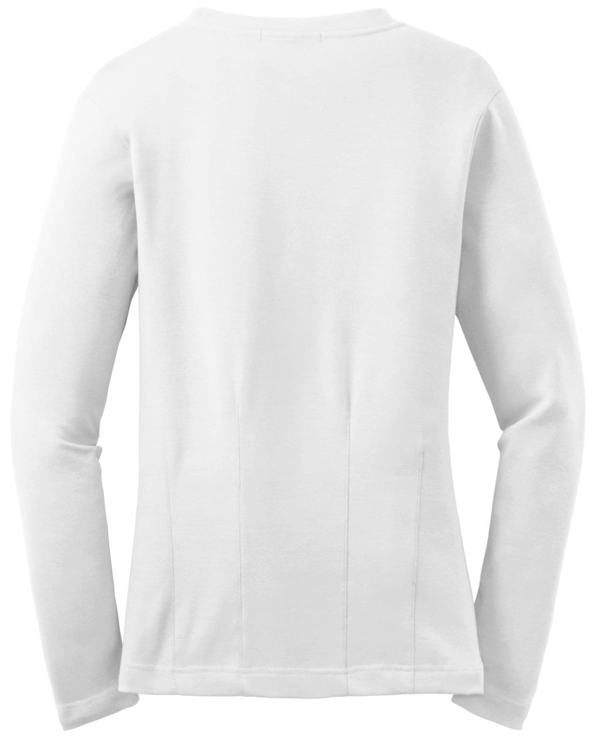 Mafoose Women's Stretch Cotton Cardigan White-Back