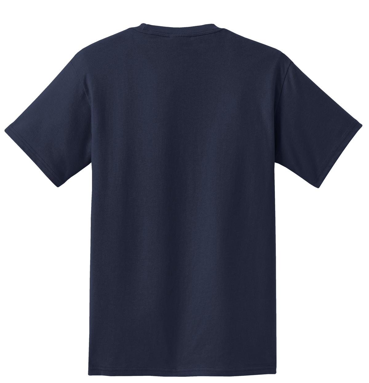 Men's Essential T Shirt with Pocket Deep Navy