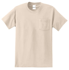 Men's Essential T Shirt with Pocket Natural