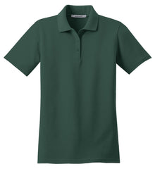 Mafoose Women's Stain Resistant Polo Shirt Dark Green-Front