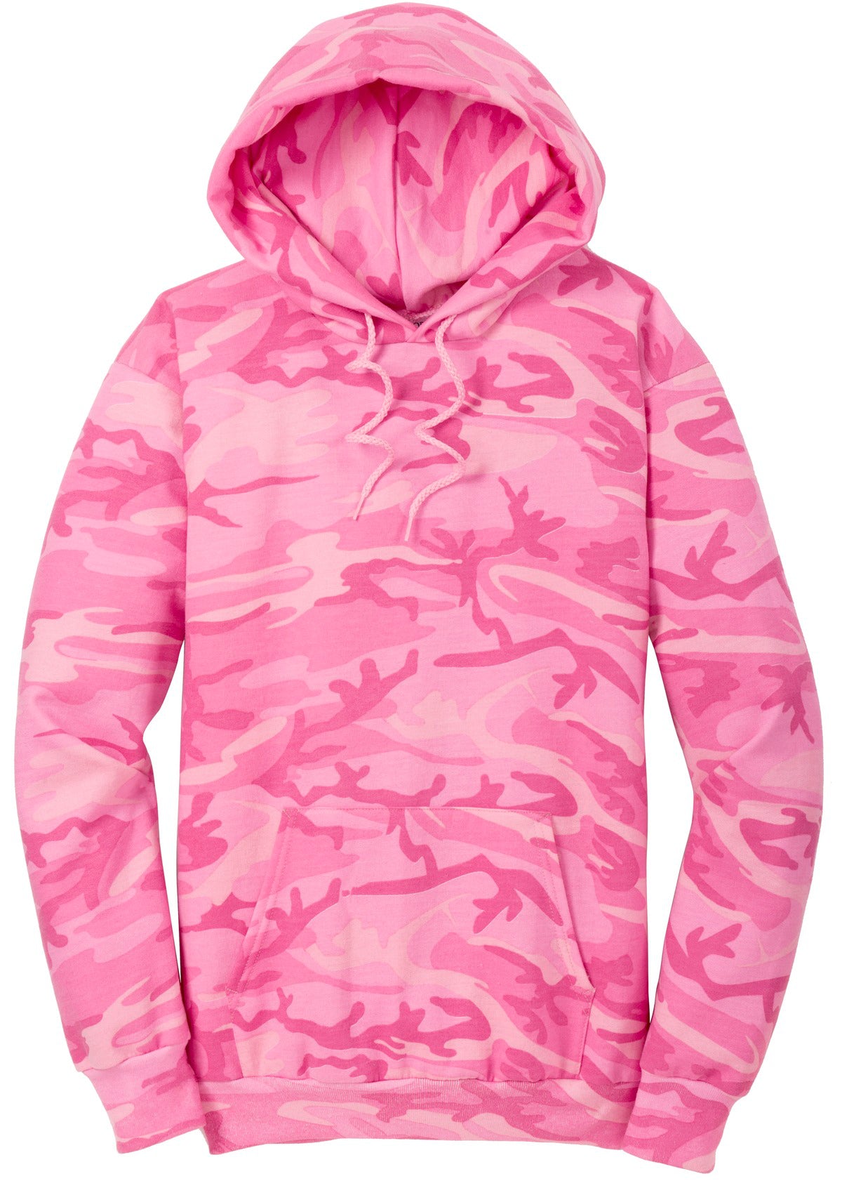 Mafoose Men's Core Fleece Classic Camo Pullover Hooded Sweatshirt Pink Camo