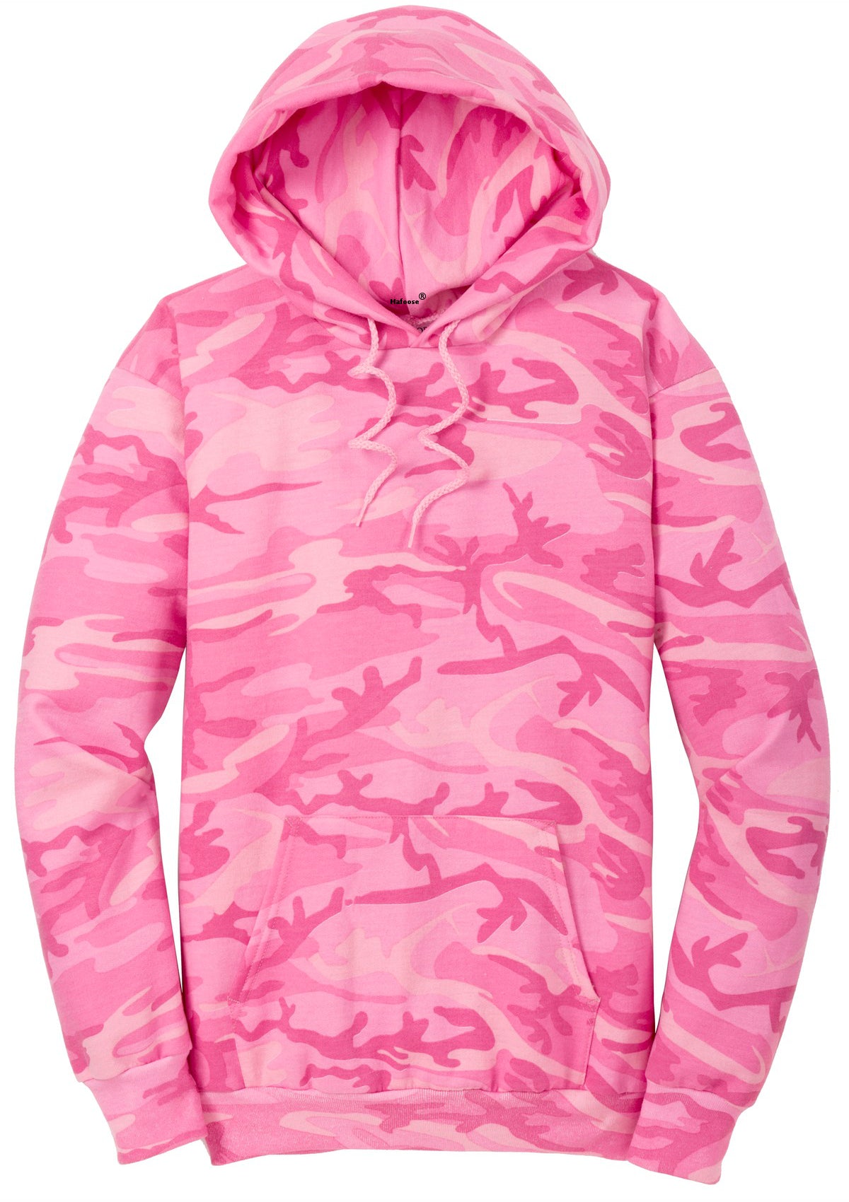 Mafoose Men's Core Fleece Classic Camo Pullover Hooded Sweatshirt Pink Camo