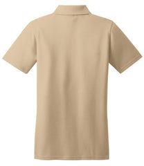 Mafoose Women's Stain Resistant Polo Shirt Stone-Back