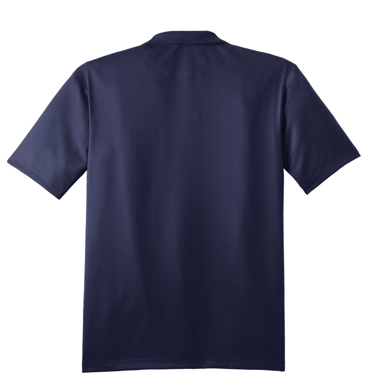Mafoose Men's Performance Fine Jacquard Polo True Navy-Back