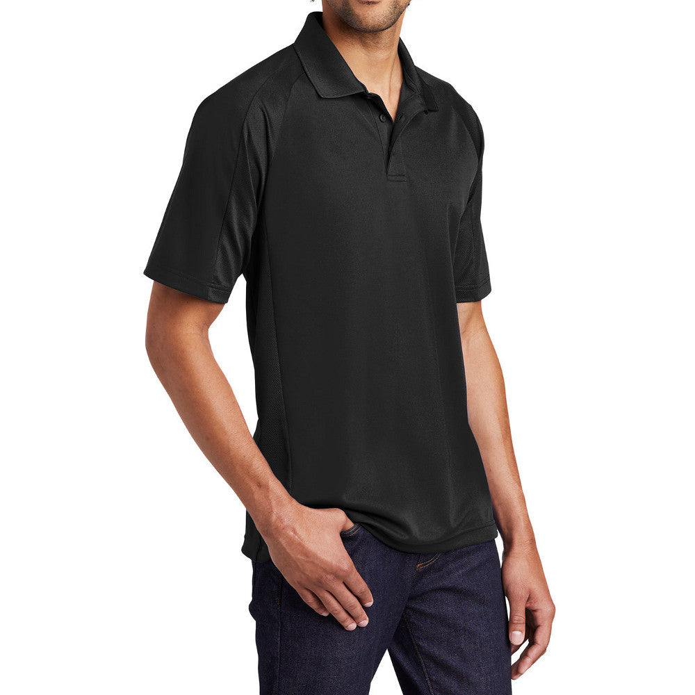 Yellow Rooster Men's Dri-Mesh Ultra Dry Breathable Pro Polo Shirt