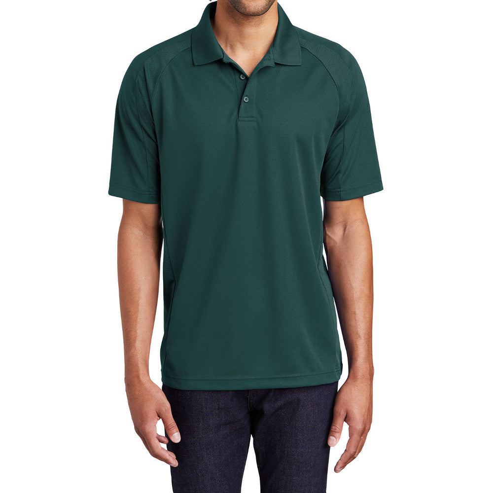 Yellow Rooster Men's Dri-Mesh Ultra Dry Breathable Pro Polo Shirt