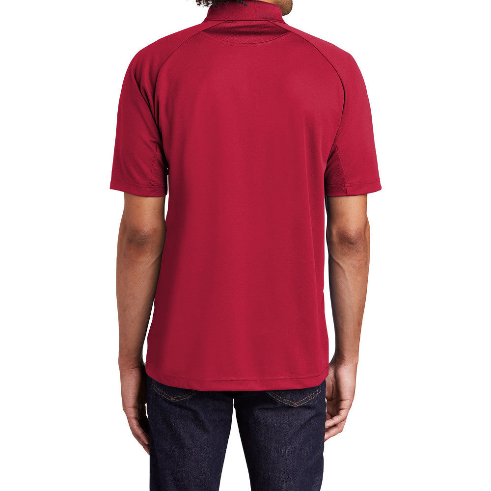 Yellow Rooster Men's Dri-Mesh Ultra Dry Breathable Pro Polo Shirt