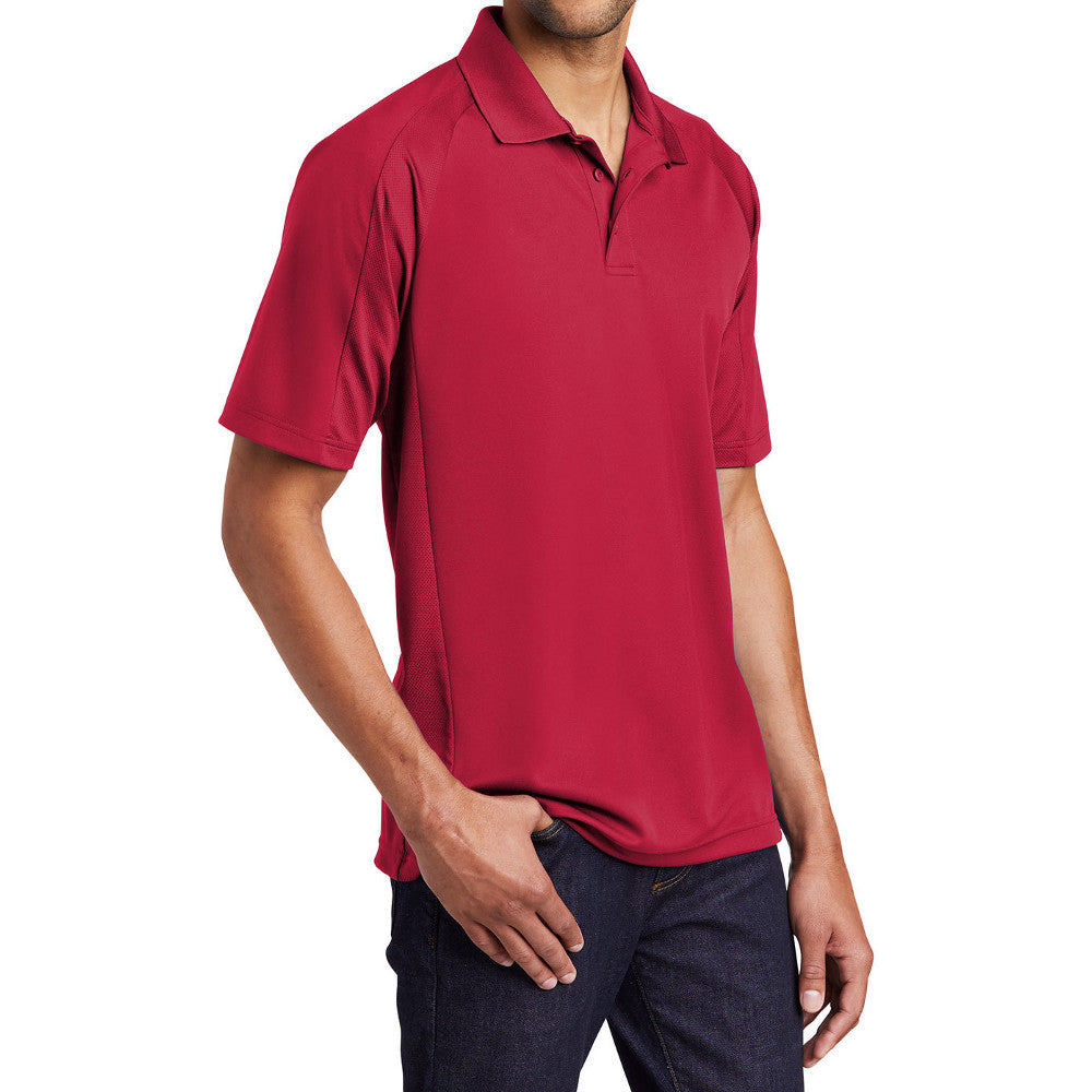 Yellow Rooster Men's Dri-Mesh Ultra Dry Breathable Pro Polo Shirt
