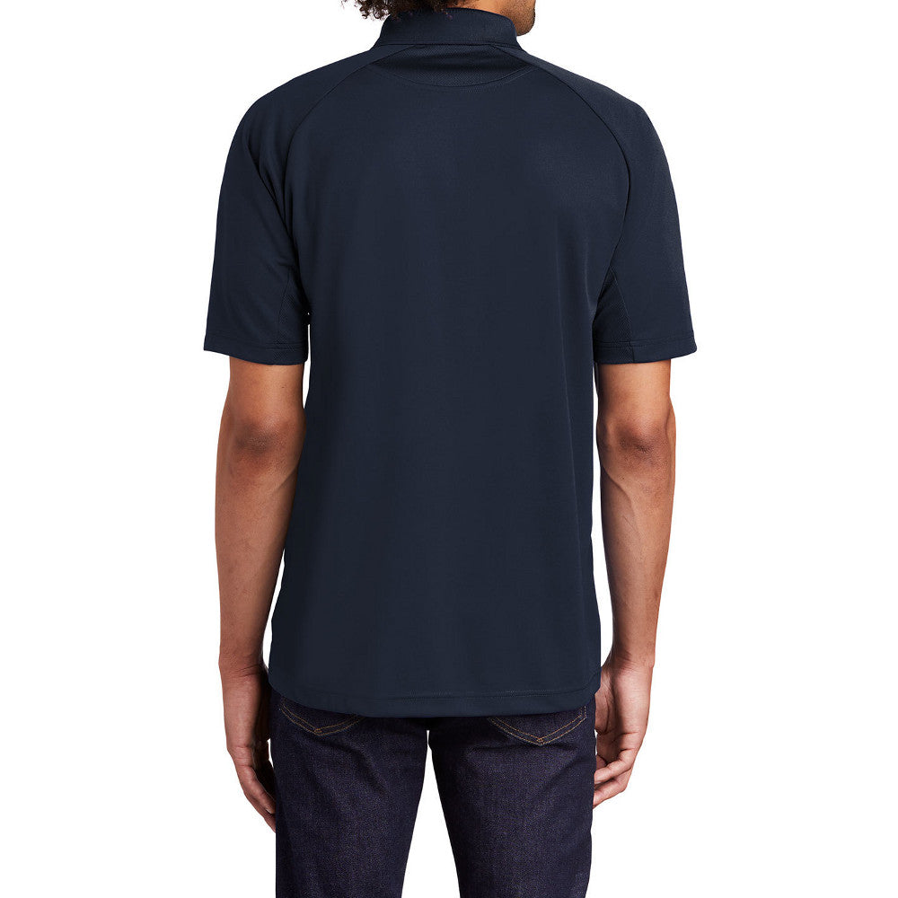Yellow Rooster Men's Dri-Mesh Ultra Dry Breathable Pro Polo Shirt