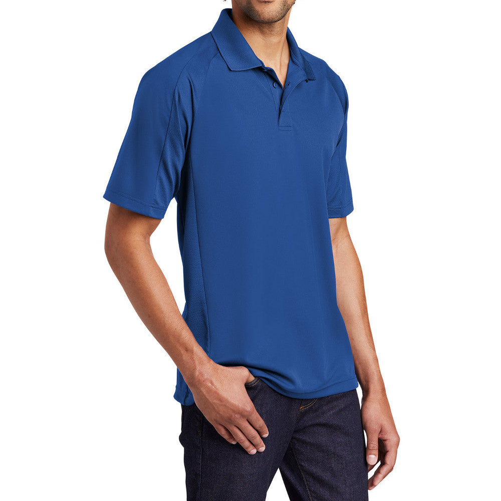Yellow Rooster Men's Dri-Mesh Ultra Dry Breathable Pro Polo Shirt