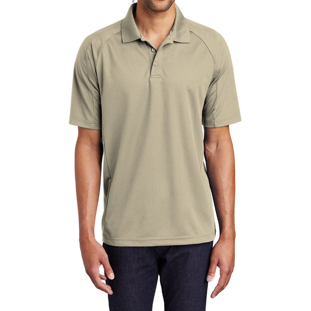 Yellow Rooster Men's Dri-Mesh Ultra Dry Breathable Pro Polo Shirt