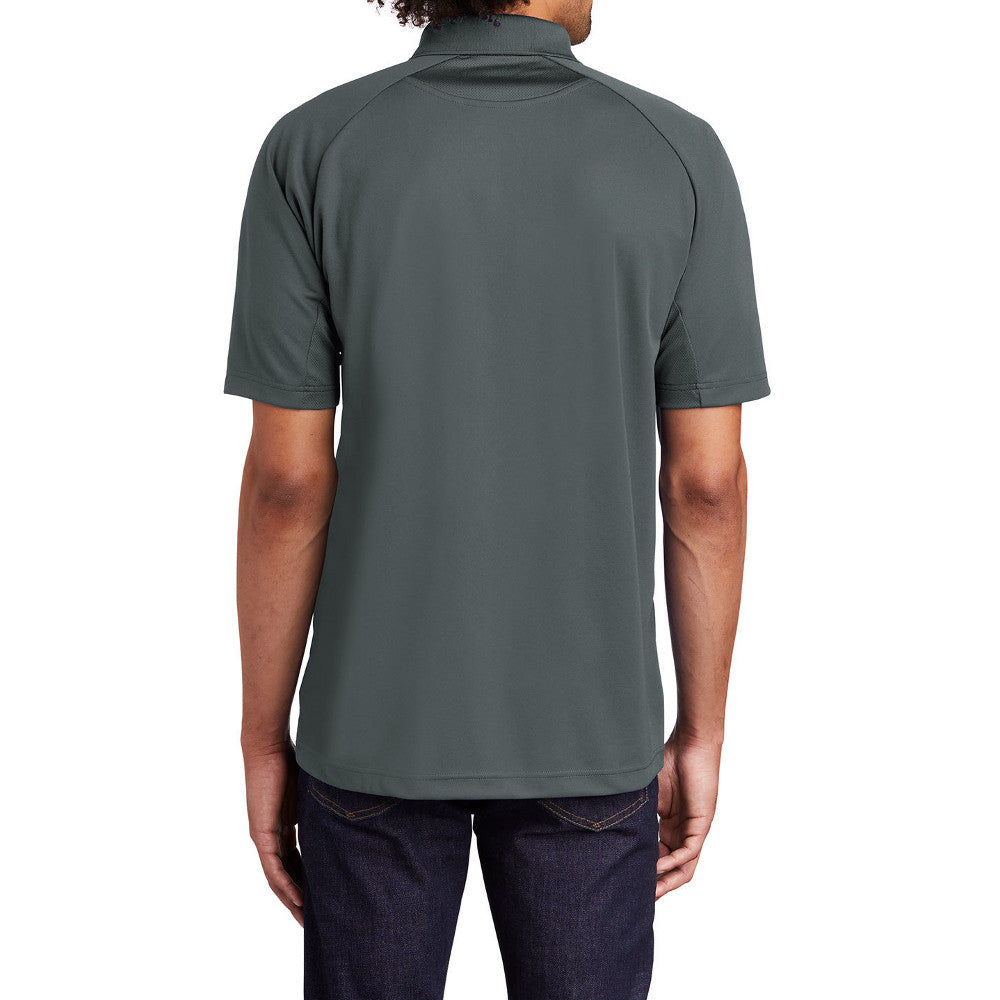 Yellow Rooster Men's Dri-Mesh Ultra Dry Breathable Pro Polo Shirt