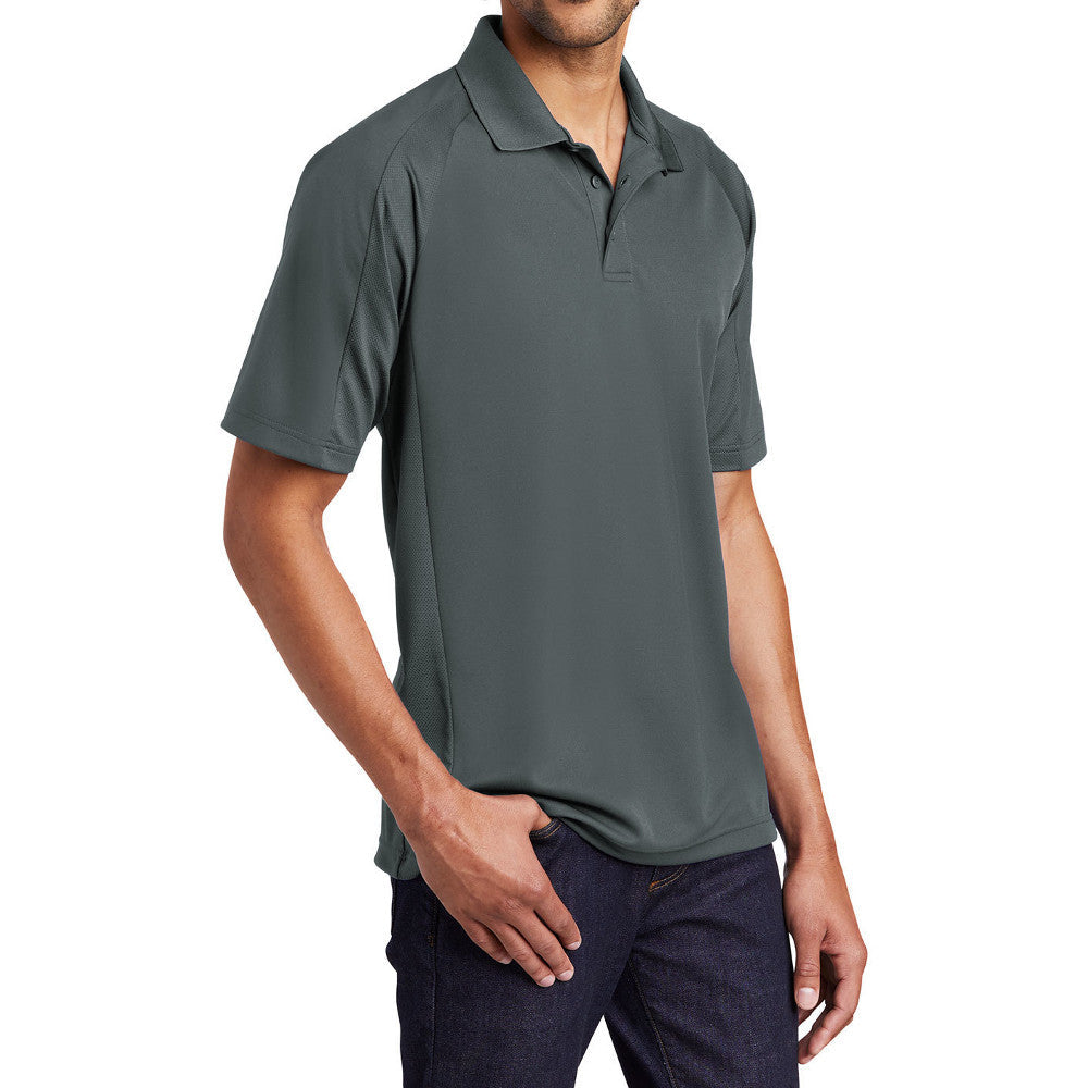 Yellow Rooster Men's Dri-Mesh Ultra Dry Breathable Pro Polo Shirt