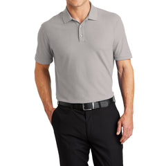 Men's Short Sleeve Core Classic Pique Polo Shirt for Everyday Wear