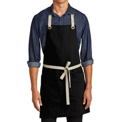 Men's Canvas Full-Length Adjustable Neck Two-Pocket Apron