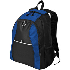 Unique Texture Contrast Honeycomb Backpack Blue/Black