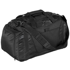 Multi Pockets with Adjustable Strap Small Two-Tone Duffel Compact Bag